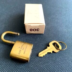 Louis Vuitton padlock with a key (vintage) in its original box